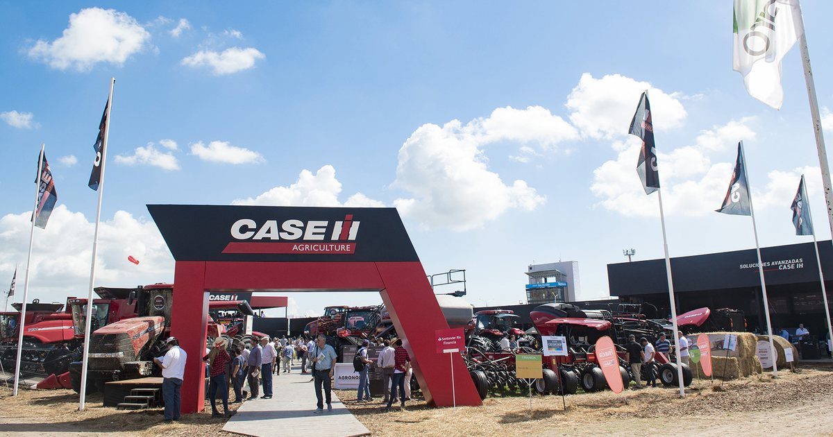 Stand de Case IH en Expoagro, diseñado y construido por CUATRO+D