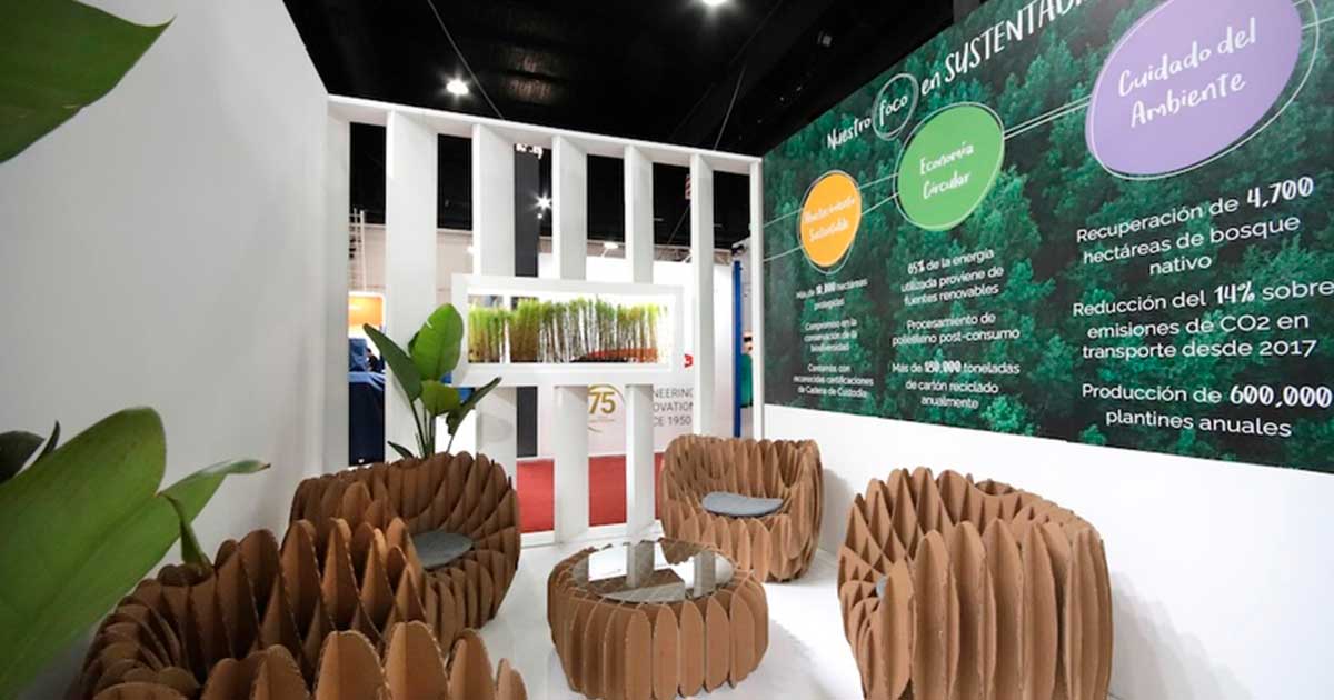 Stand sostenible para feria